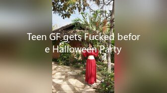 Teen GF gets Fucked before Halloween Party